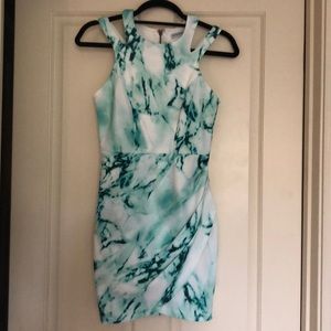 Unique Marble print dress